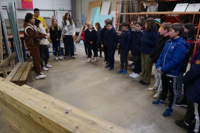 Visite des CM2 de l’école Nazareth de Bonchamp