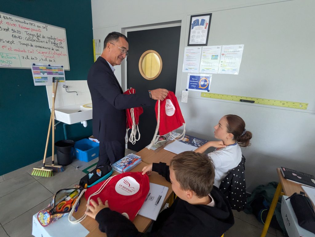 Kits rentrée 6e Conseil Départemental